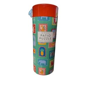 Horizon Group USA Patio Puzzle 42 Piece Water Resistant Tropical Animal 12x12in